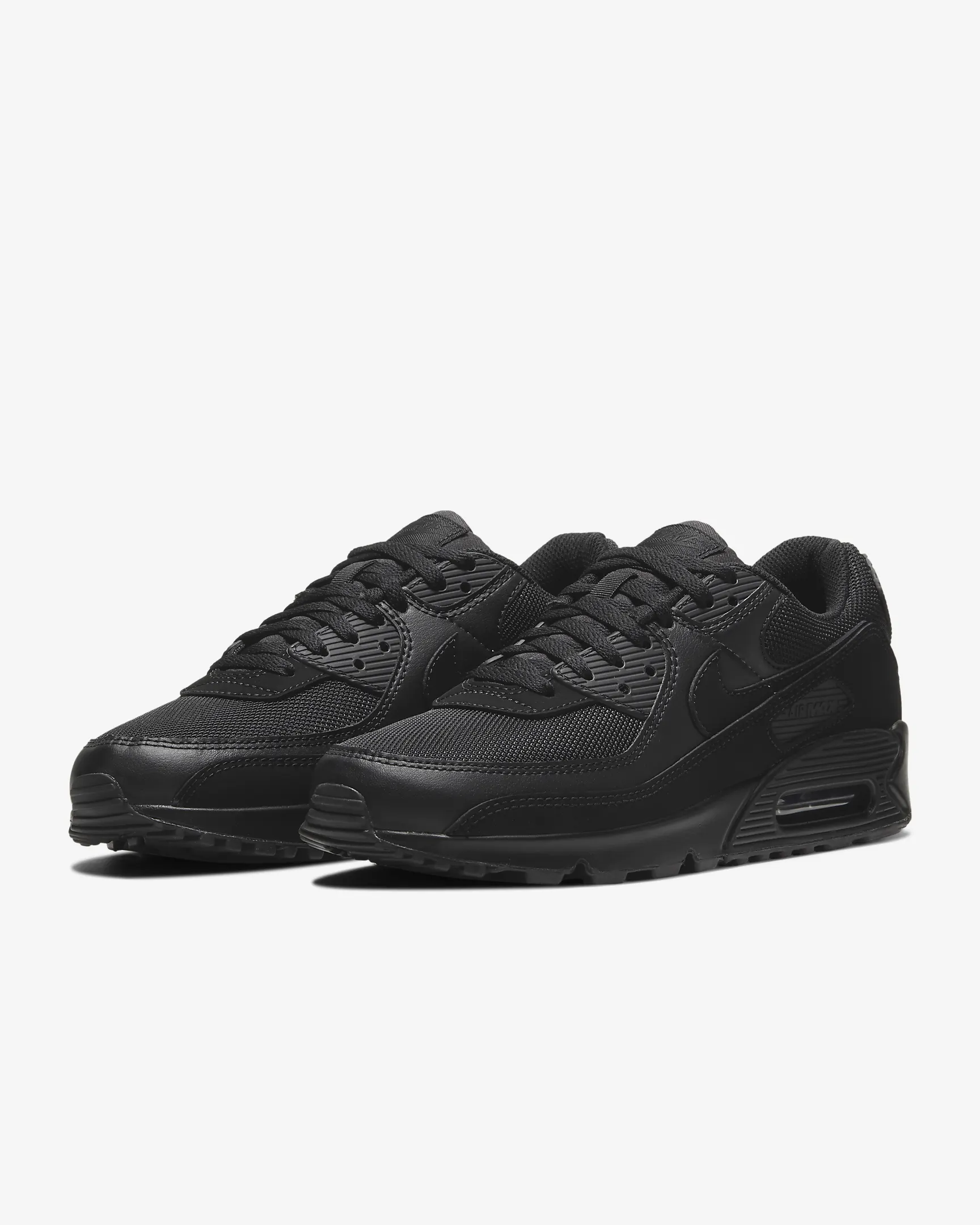 PKGoden Air Max 90 Leather Triple Black