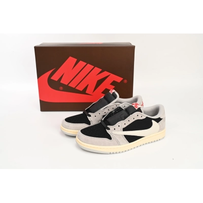 PKGoden Travis Scott x Air Jordan 1 Low White Grey Low Gang DM7866-010   02