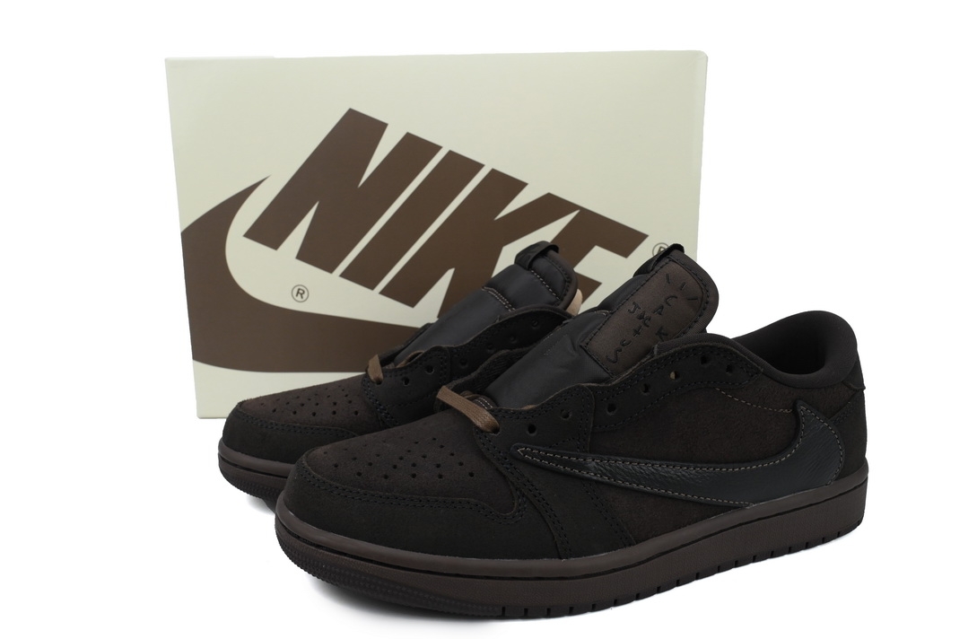 PKGoden Travis Scott x Air Jordan 1 Low OG SP Velvet Brown,DM7866-202