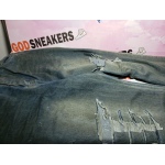 Balenciaga 23ss eroded mud-dyed distressed large damaged knife-cut Jeans