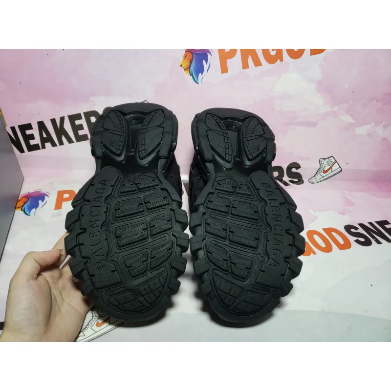 Free Shipping PKGoden Balenciaga  3rd LED Tess S.Black 555032 W1GB7 1000