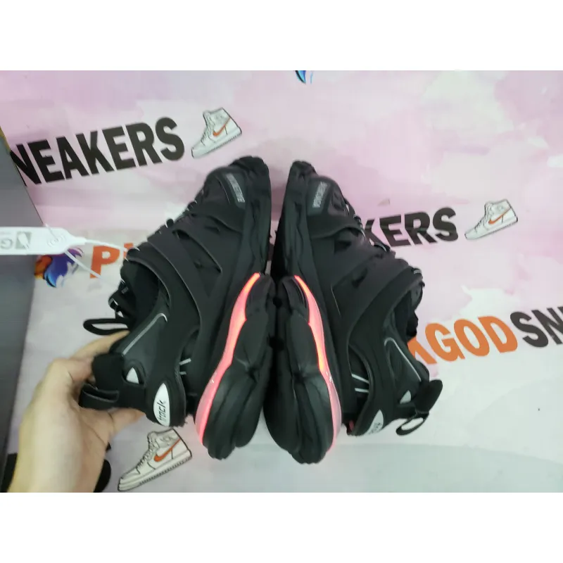 Free Shipping PKGoden Balenciaga  3rd LED Tess S.Black 555032 W1GB7 1000
