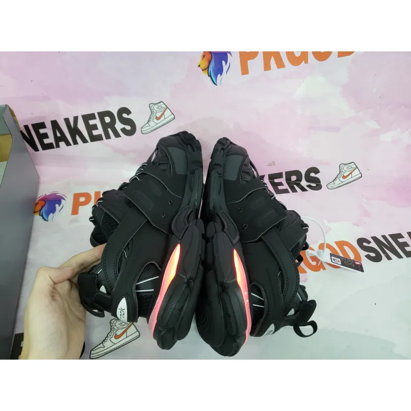 Free Shipping PKGoden Balenciaga  3rd LED Tess S.Black 555032 W1GB7 1000