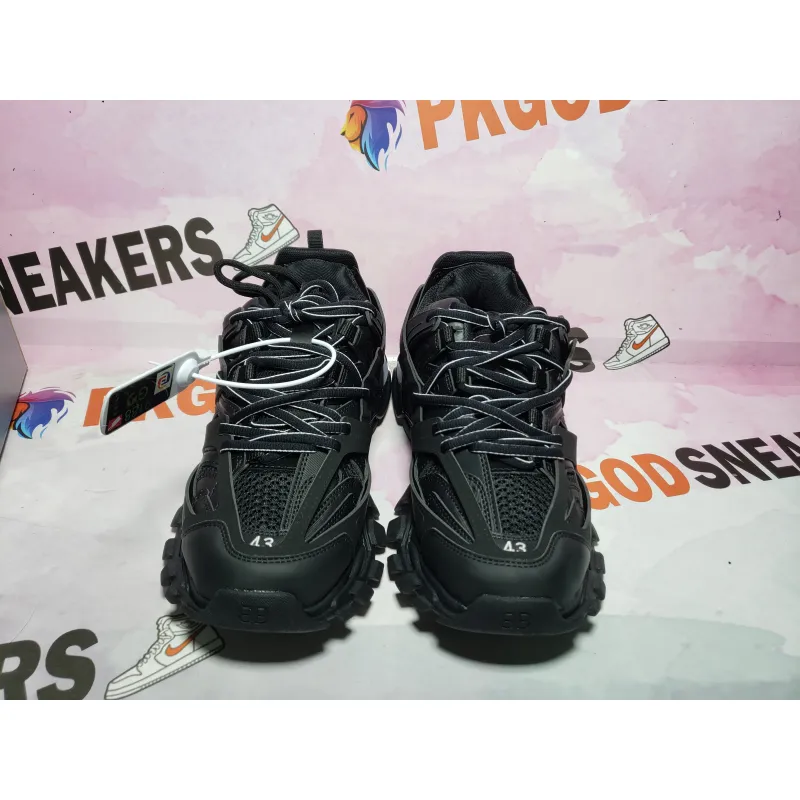 Free Shipping PKGoden Balenciaga  3rd LED Tess S.Black 555032 W1GB7 1000