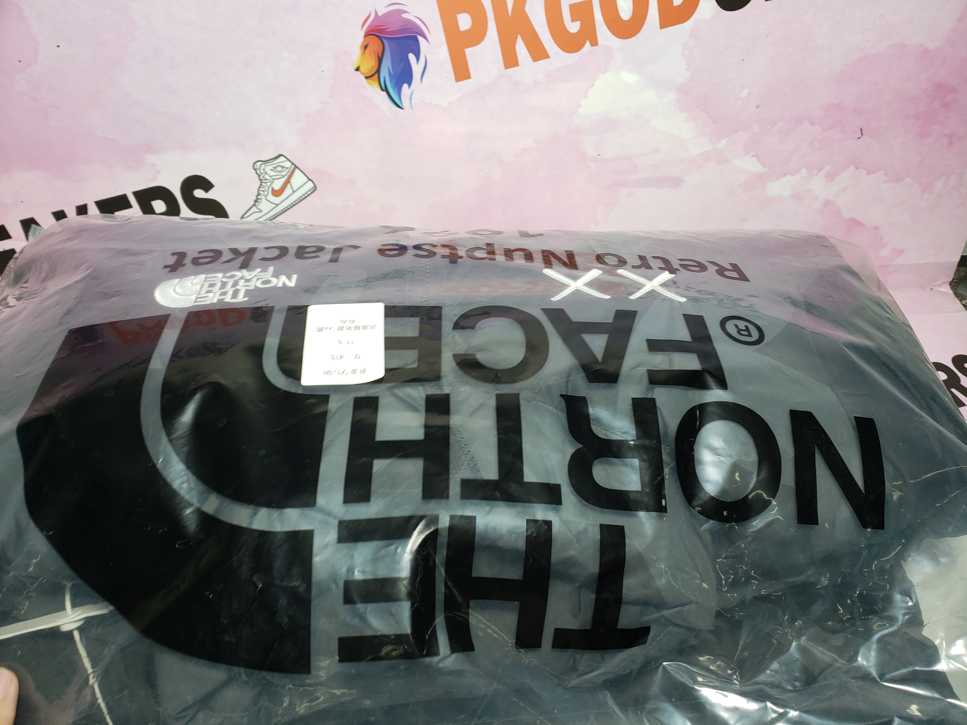 TheNorthFace Splicing White And XX black