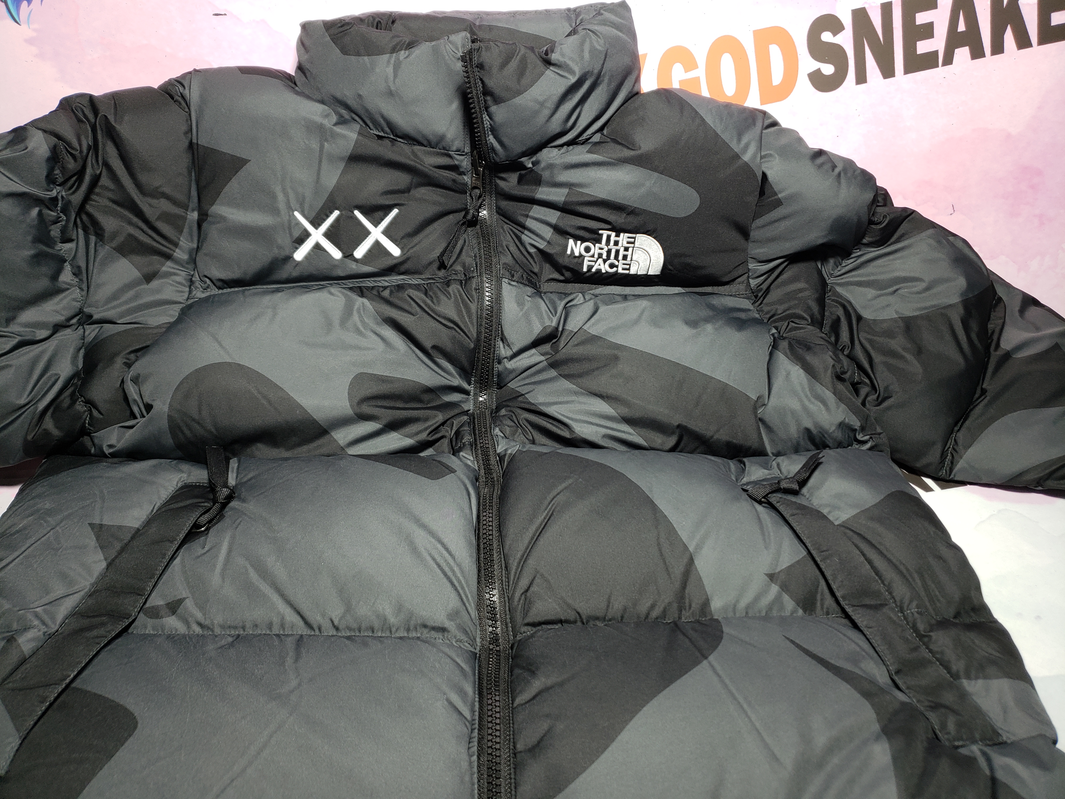 TheNorthFace Splicing White And XX black