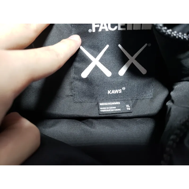 TheNorthFace Splicing White And XX black