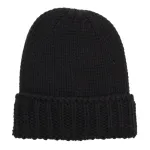 Moncler Enfant Logo Patch Ribbed Beanie