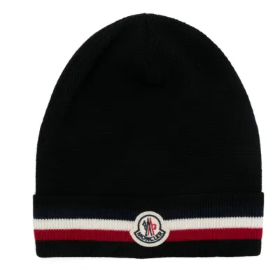 Moncler Tricolor Wool Beanie 01