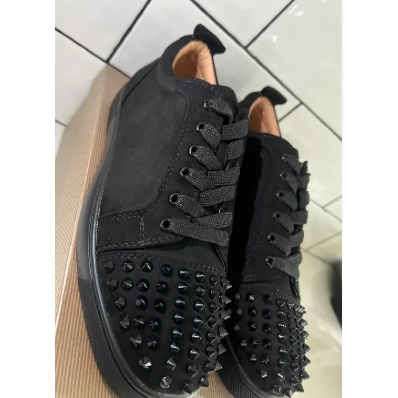 Red bottoms, Designer shoes for men, unisex shoes, black with red bottom, limite