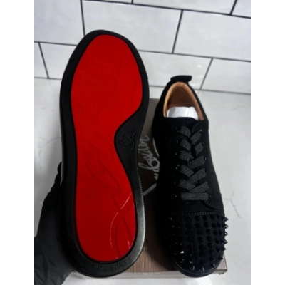 Red bottoms, Designer shoes for men, unisex shoes, black with red bottom, limite 01