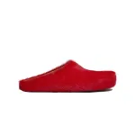 PKGoden Red long-hair calfskin Fussbett sabot Marni Slides