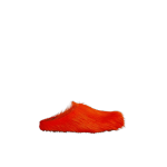 PKGoden Orange long hair calfskin Fussbett sabot Marni Slides