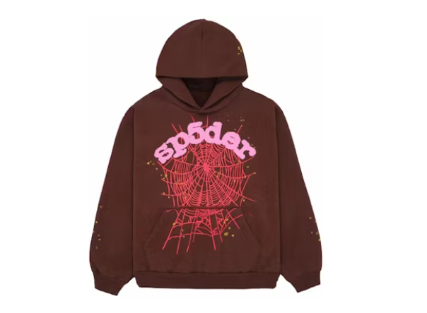Sp5der Web Hoodie Brown