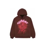 Sp5der Web Hoodie Brown