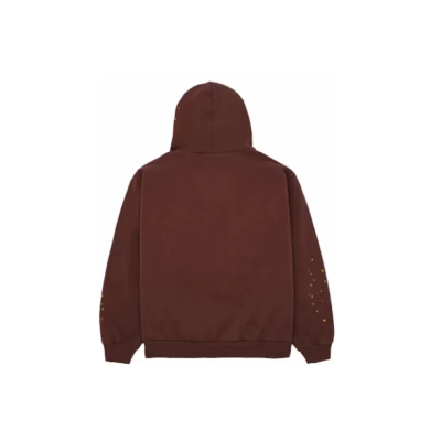 Sp5der Web Hoodie Brown 02