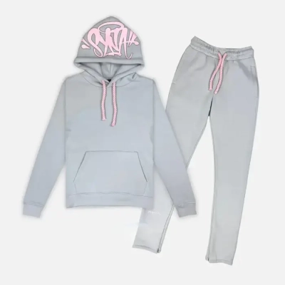 Synaworld ‘Syna Logo’ Tracksuit Grey / Pink 01