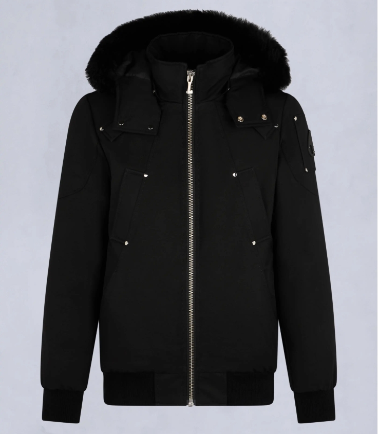 ORIGINAL BALLISTIC BOMBER JACKET BLACK FUR