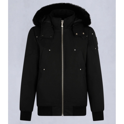 ORIGINAL BALLISTIC BOMBER JACKET BLACK FUR 01