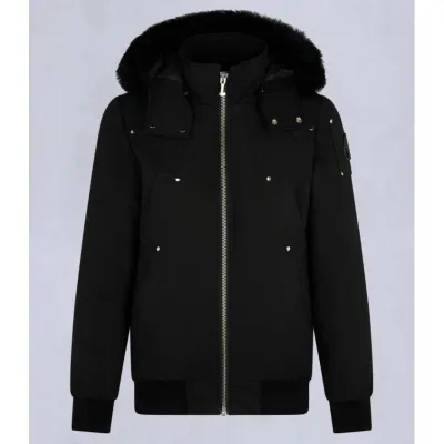 ORIGINAL BALLISTIC BOMBER JACKET BLACK FUR 01