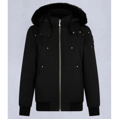 ORIGINAL BALLISTIC BOMBER JACKET BLACK FUR 01