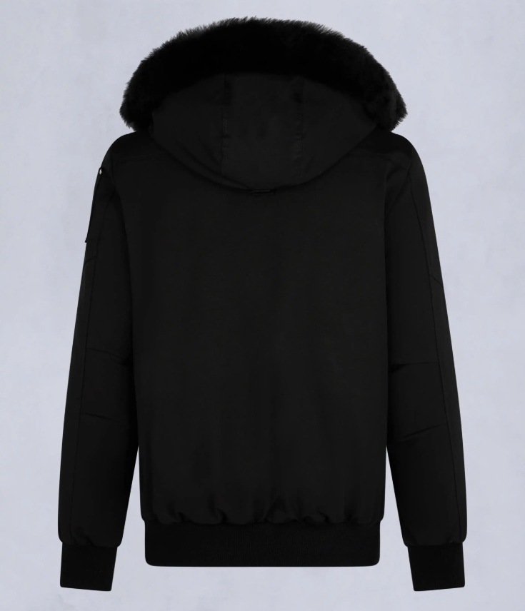 ORIGINAL BALLISTIC BOMBER JACKET BLACK FUR