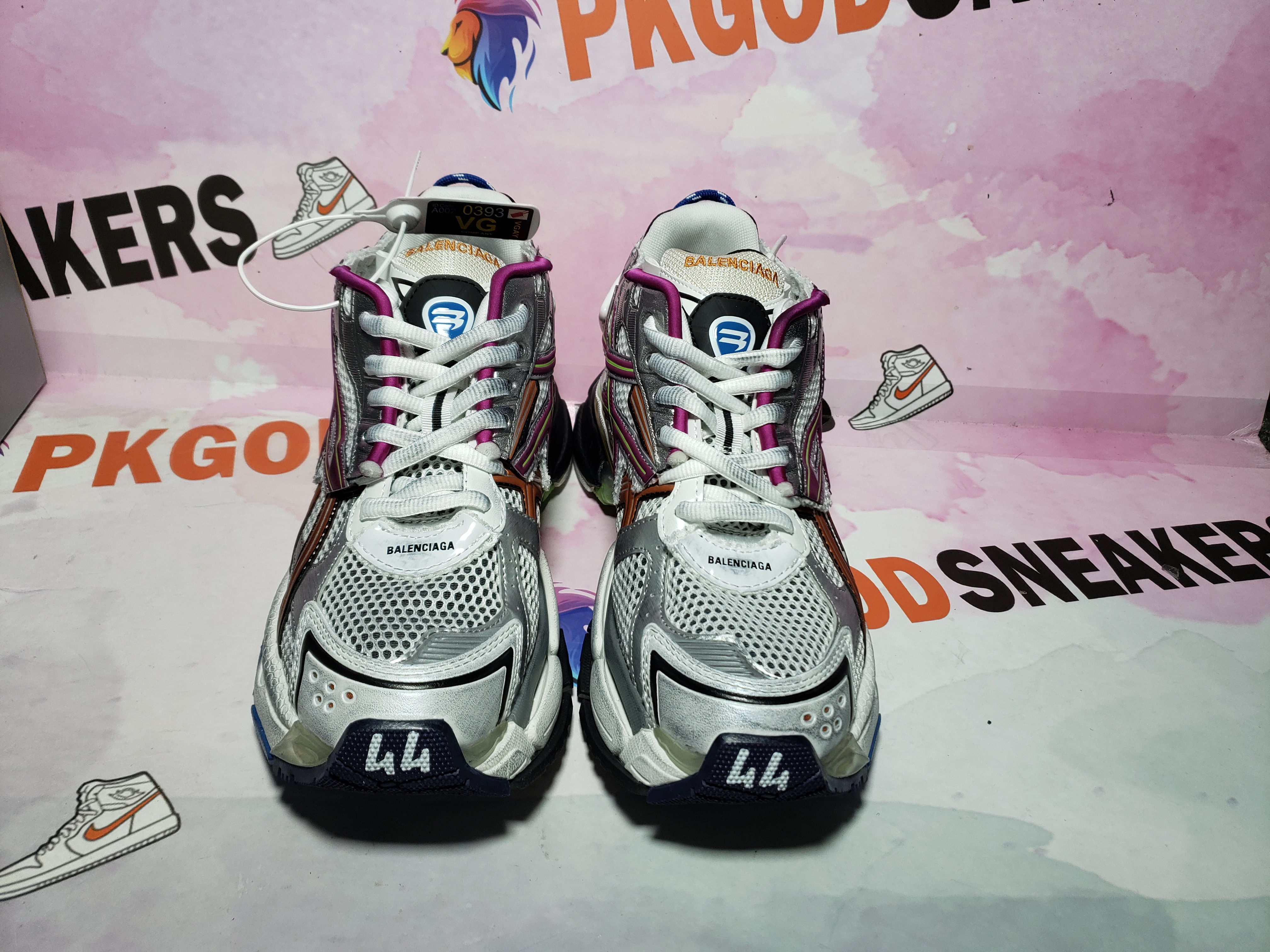 【Flash Sales】PKGoden Balenciaga 7th Runner Silver Purple 677403W3RB68123