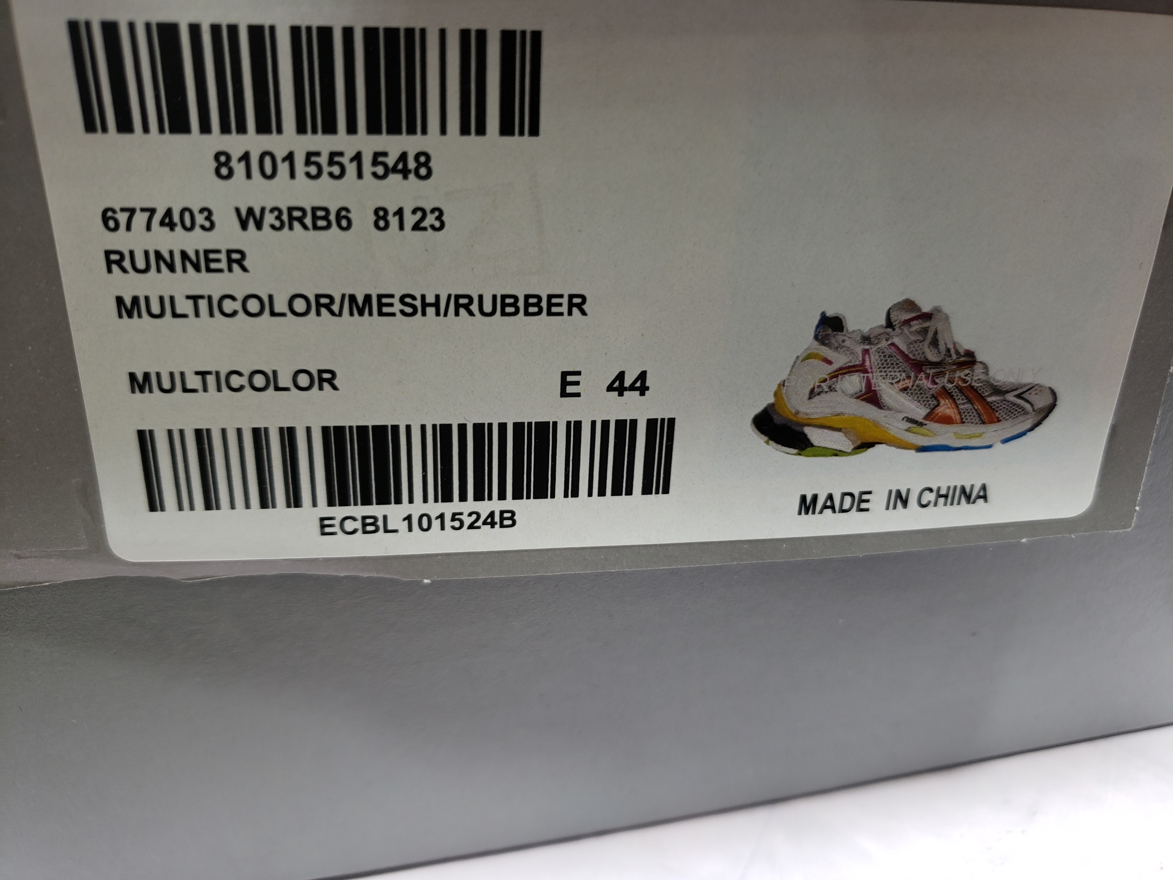 【Flash Sales】PKGoden Balenciaga 7th Runner Silver Purple 677403W3RB68123