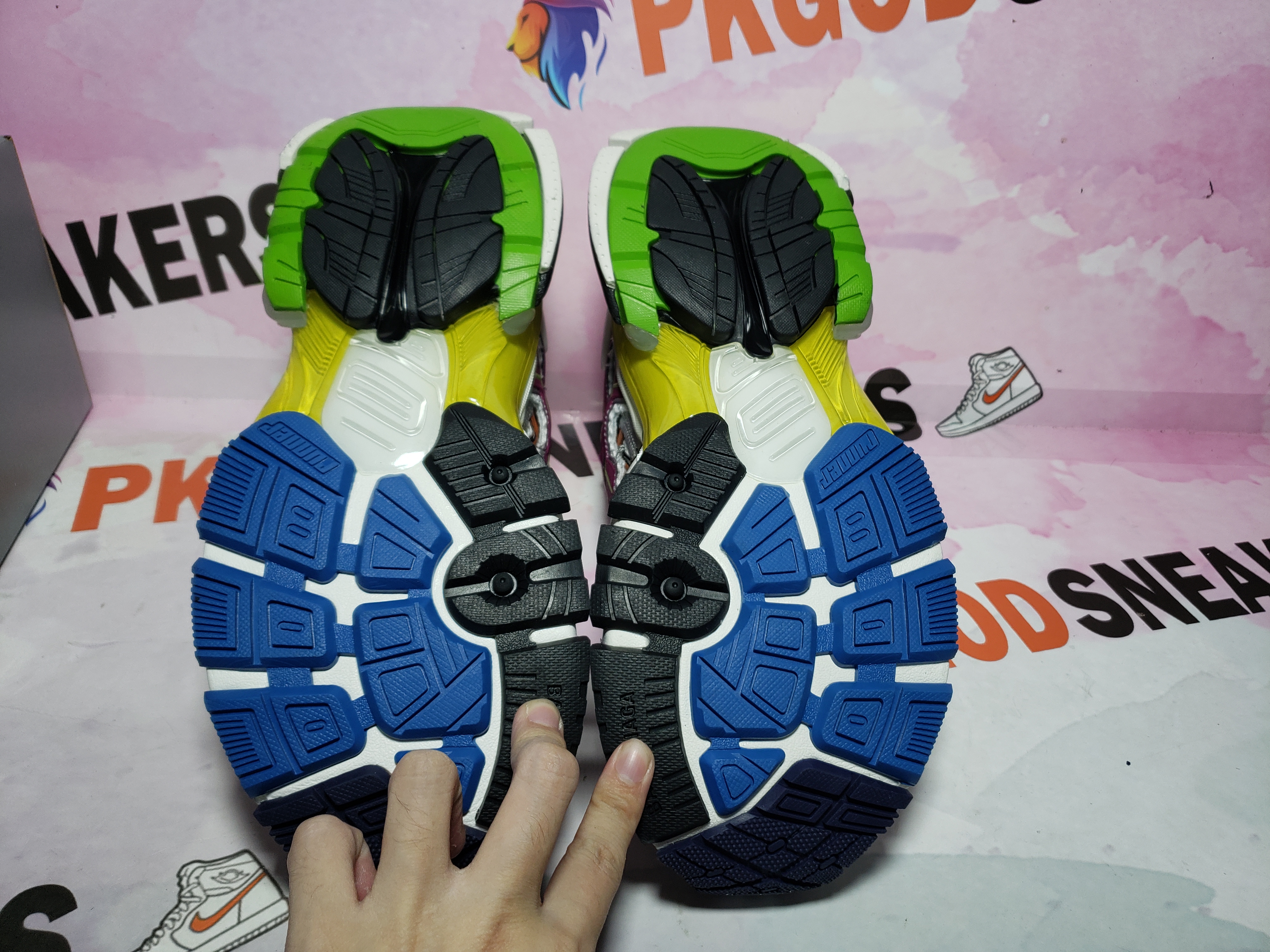 PKGoden Balenciaga 7th Runner Silver Purple 677403W3RB68123