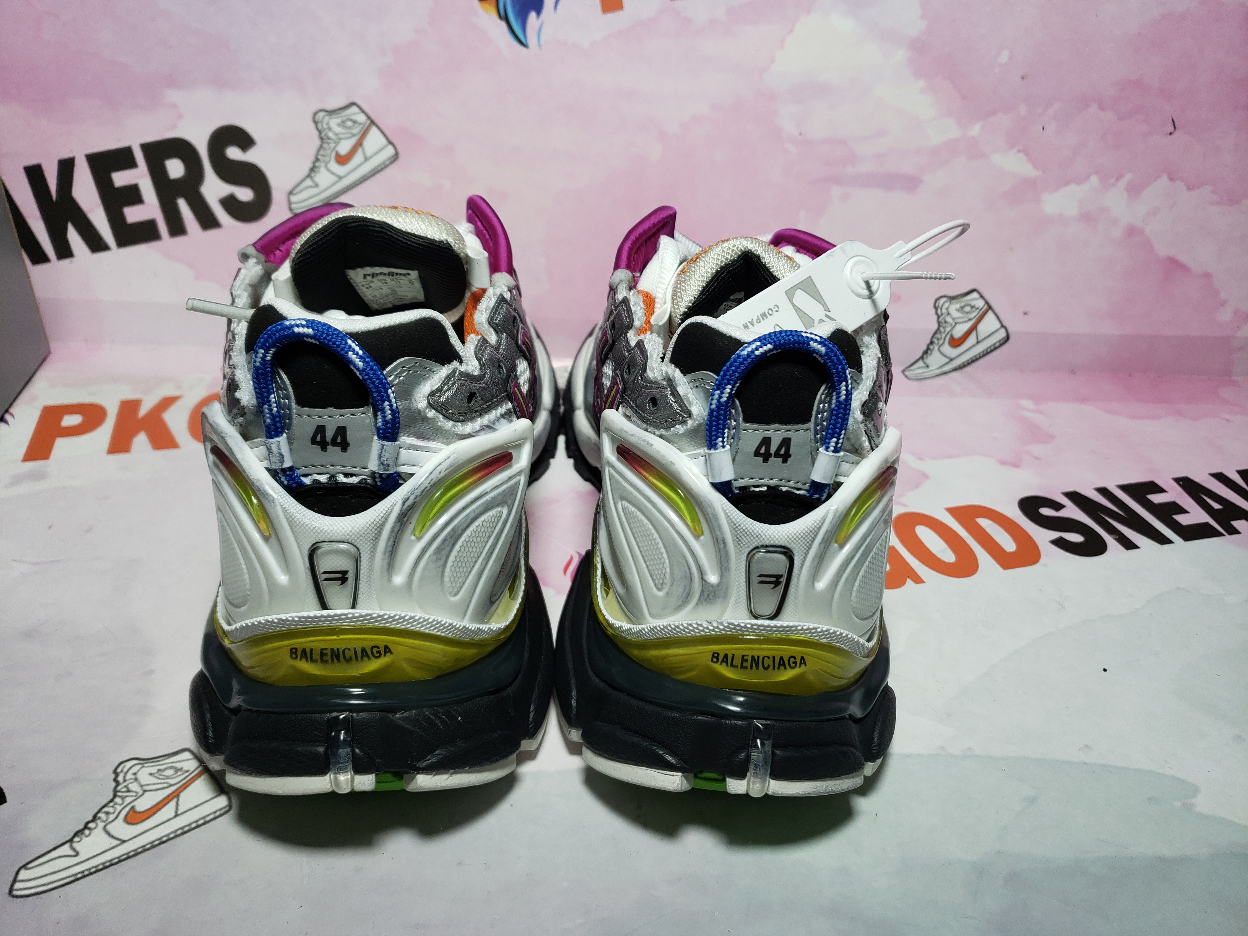 PKGoden Balenciaga 7th Runner Silver Purple 677403W3RB68123