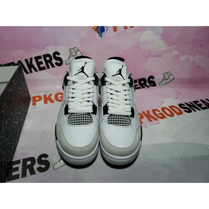 【Free Shipping】PKGoden Jordan 4 Retro Military Black  DH6927-111