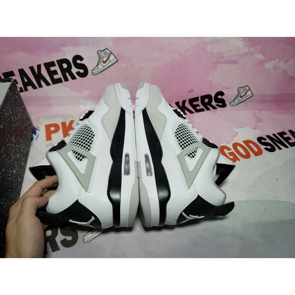 【Free Shipping】PKGoden Jordan 4 Retro Military Black  DH6927-111