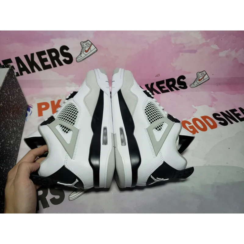 【Free Shipping】PKGoden Jordan 4 Retro Military Black  DH6927-111