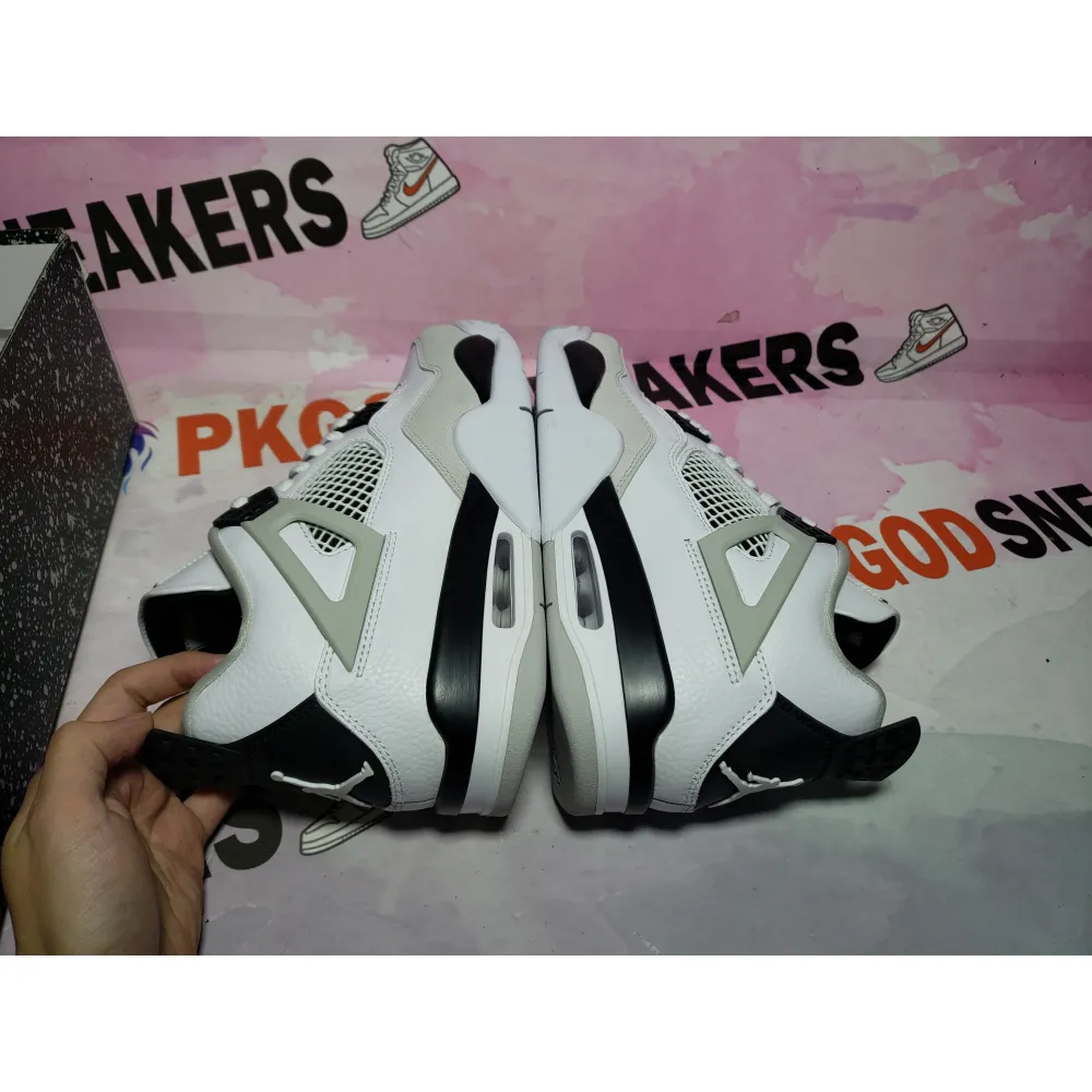 【Free Shipping】PKGoden Jordan 4 Retro Military Black  DH6927-111