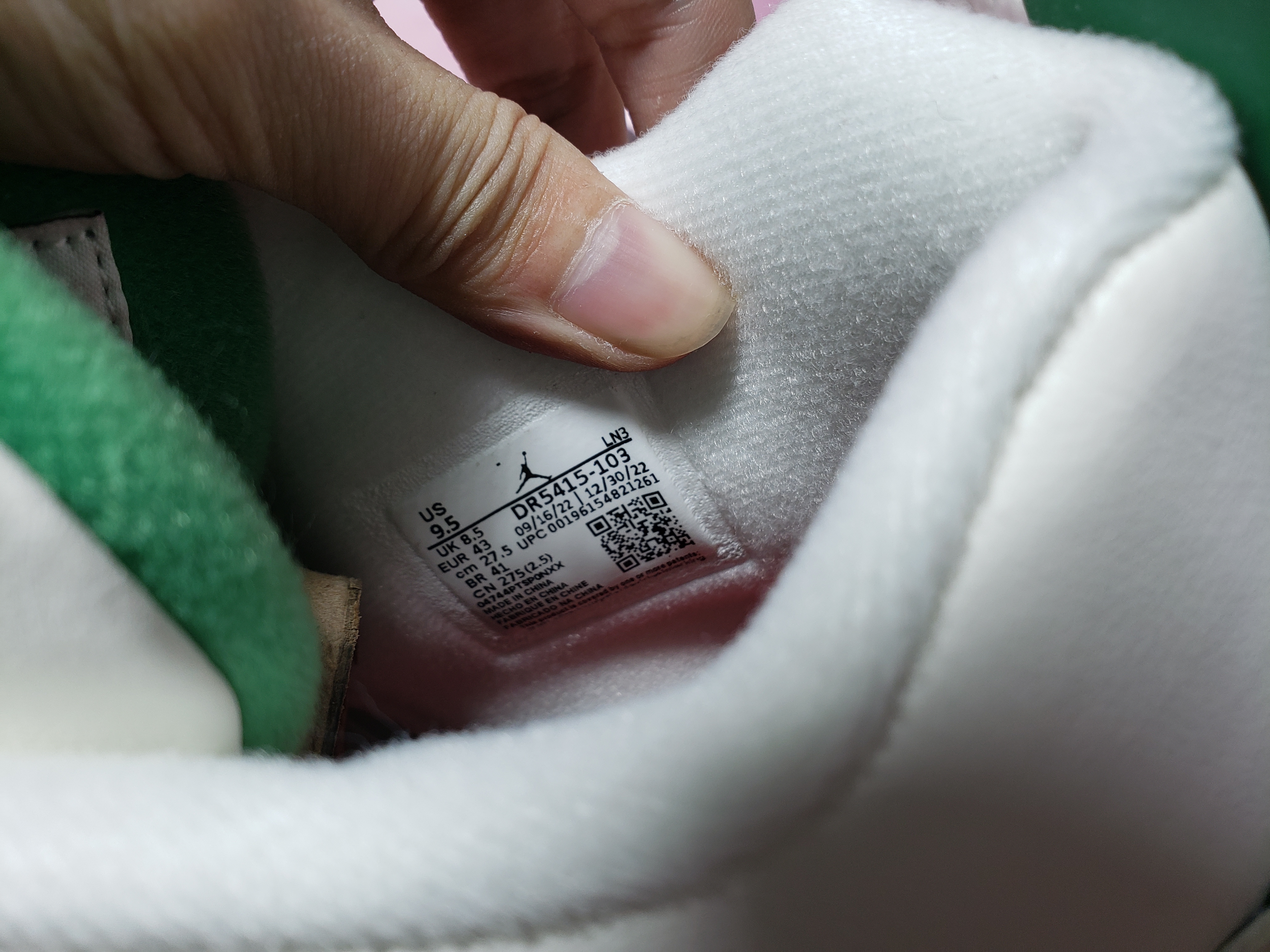 OG Jordan 4 Retro SB Pine Green DR5415-103