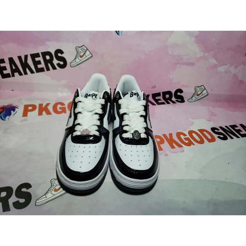 PKGoden A Bathing Ape Bape Sta Low Black 1H70-191-001
