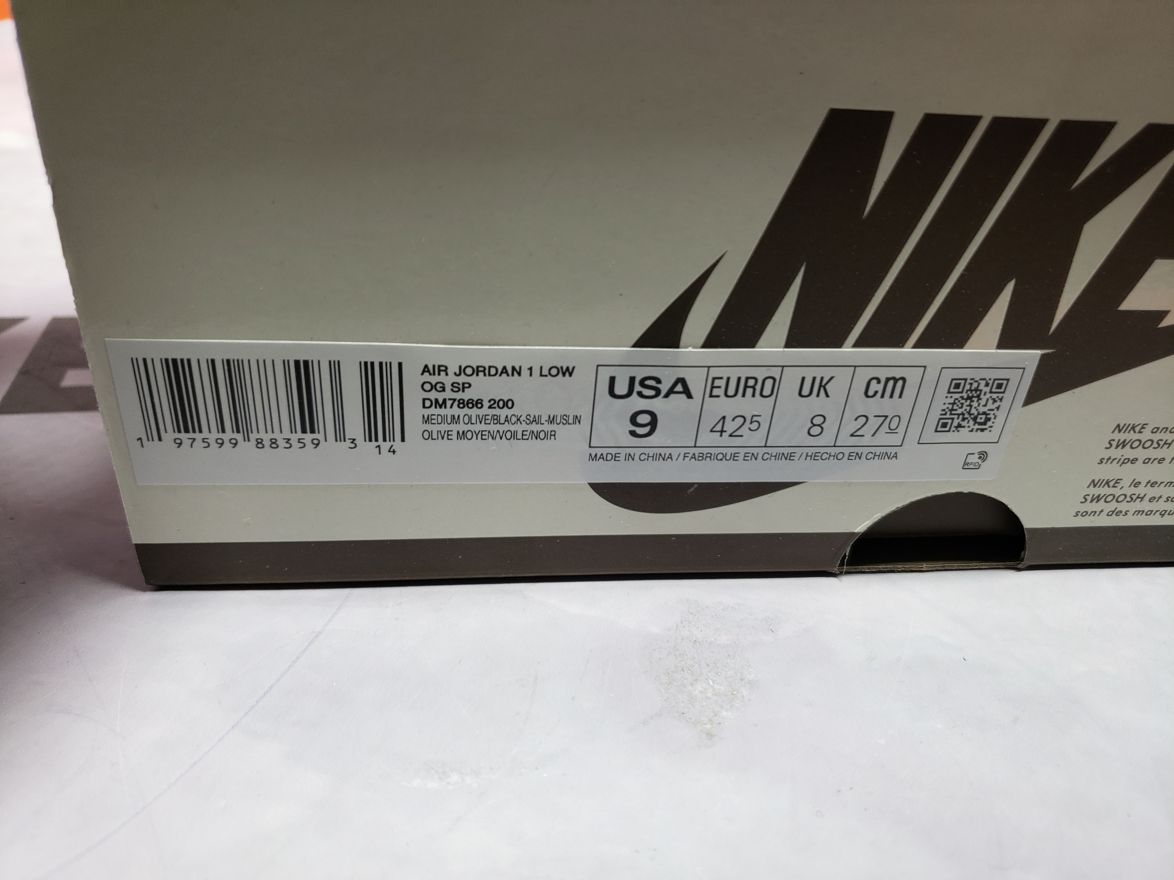 PKGoden Air Jordan 1 Retro Low GET Travis Scott Olive,DM7866-200