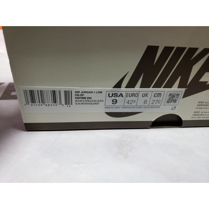 PKGoden Air Jordan 1 Retro Low GET Travis Scott Olive,DM7866-200