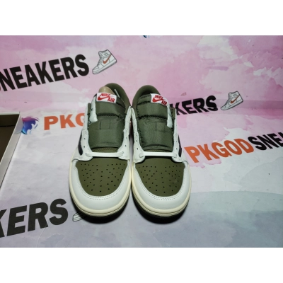 PKGoden Air Jordan 1 Retro Low GET Travis Scott Olive,DM7866-200 02