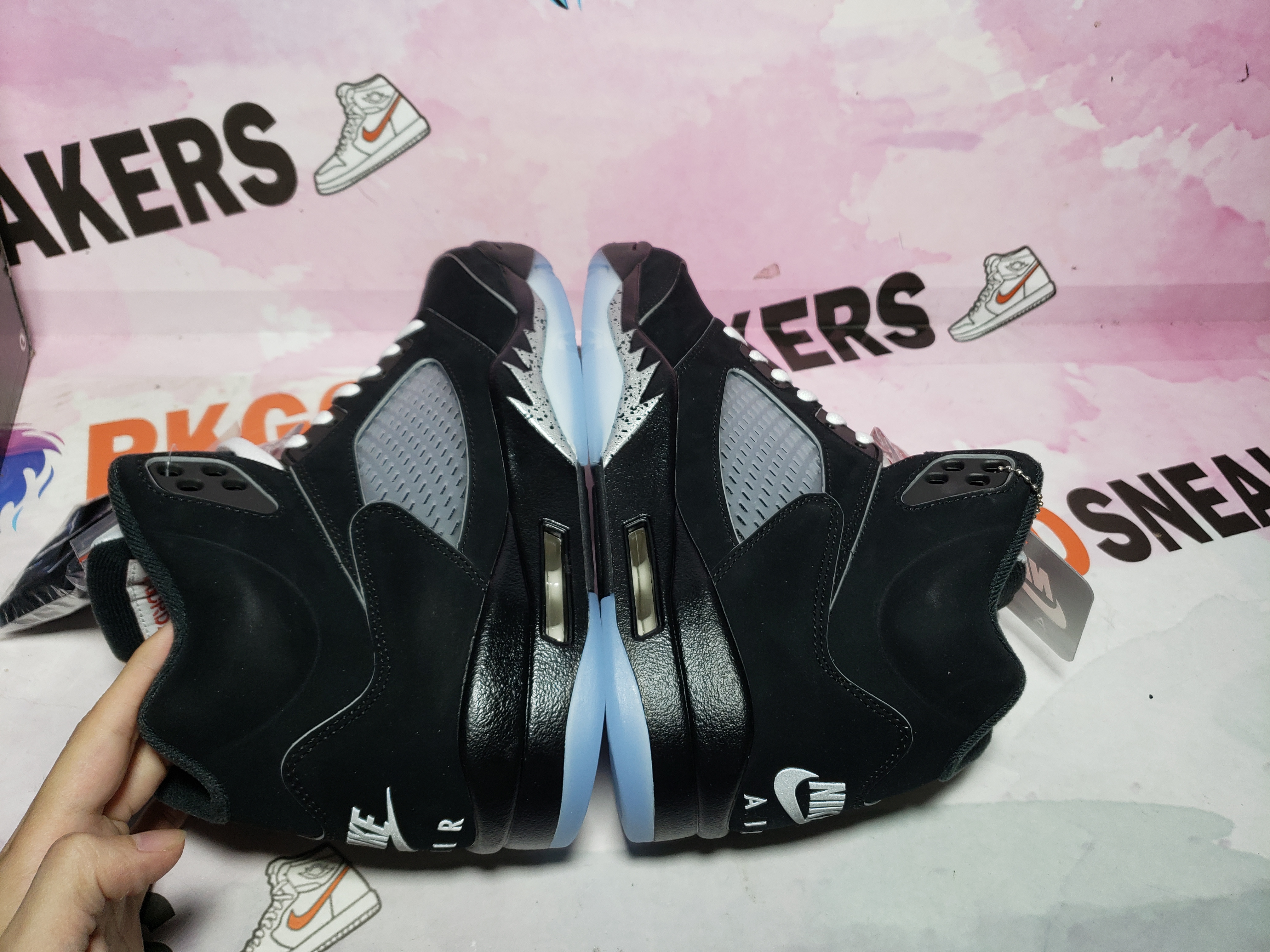 PKGoden Air Jordan 5 Black Metallic Reimagined HF3975-001 