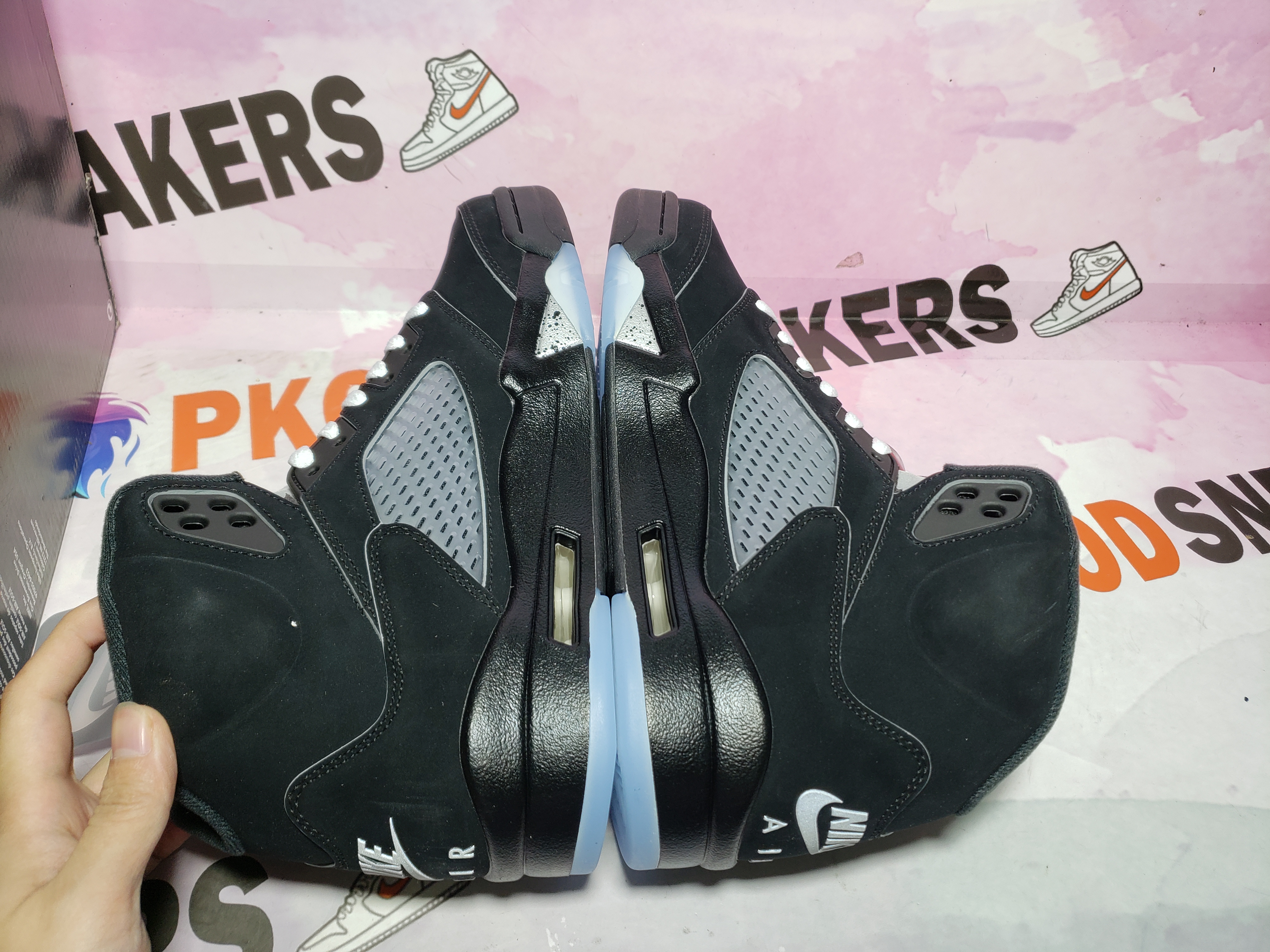 PKGoden Air Jordan 5 Black Metallic Reimagined HF3975-001 