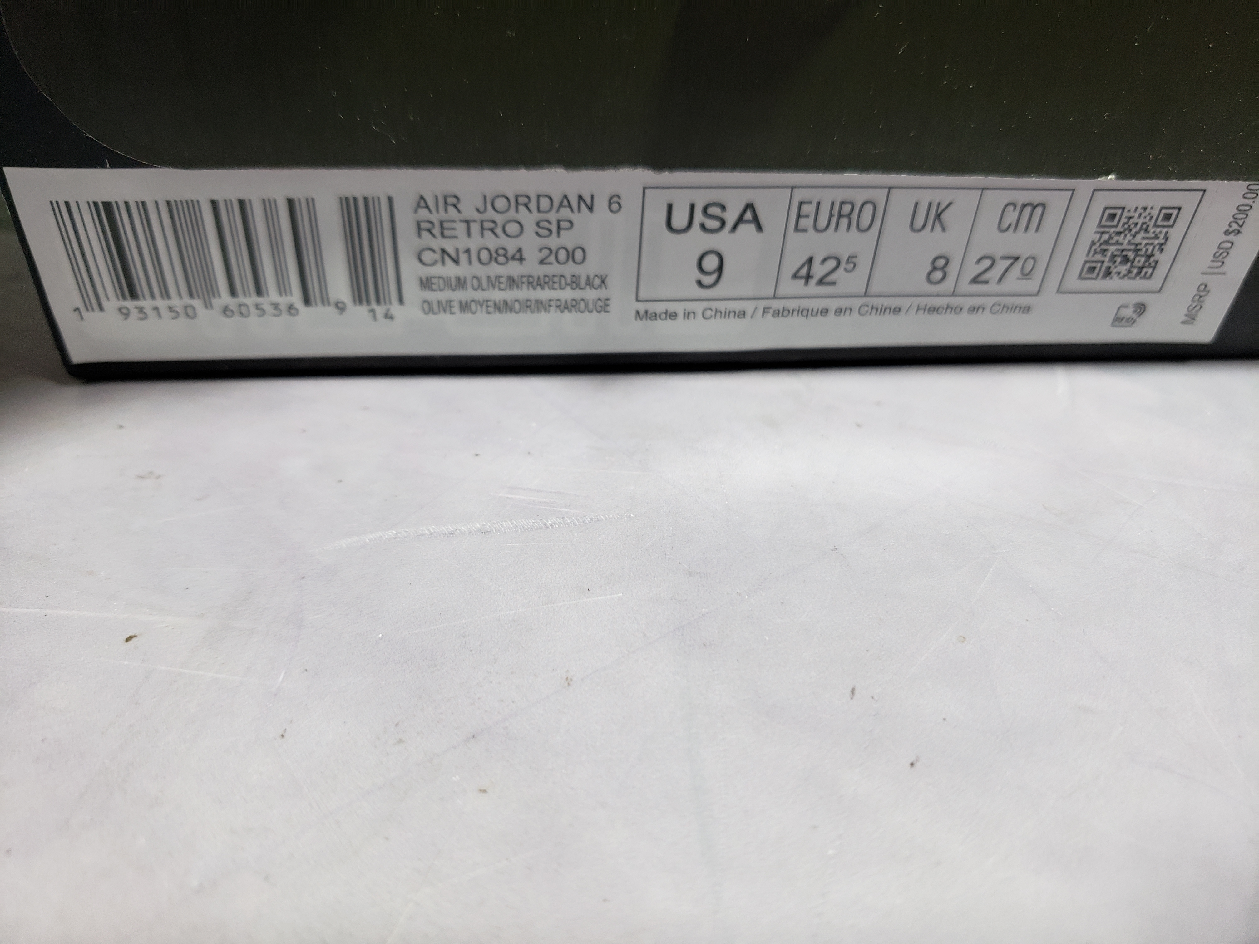 PKGoden Jordan 6 Retro Travis Scott CN1084-200