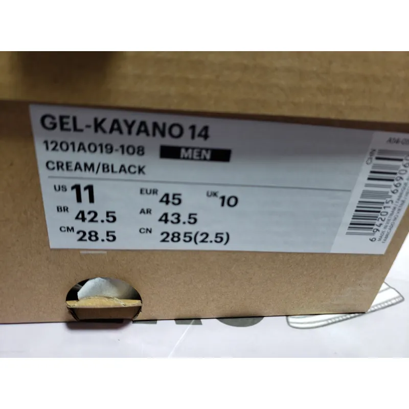 Special Sale Asics Gel Kayano 14 Silver Cream 1201A019-108