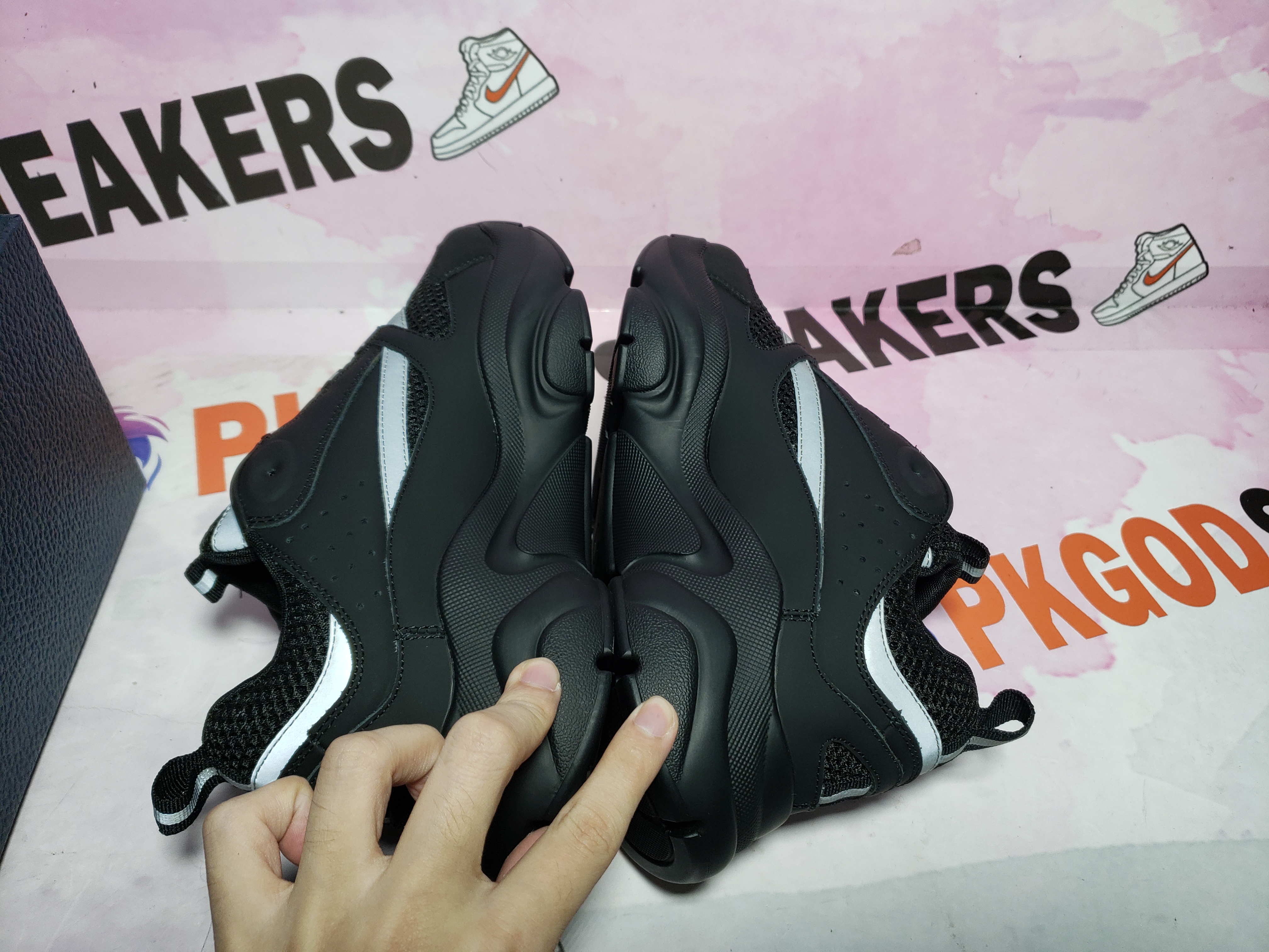 【Flash Sales】PKGoden Dior B22 Sneakers Black 3SN231ZNG_H969