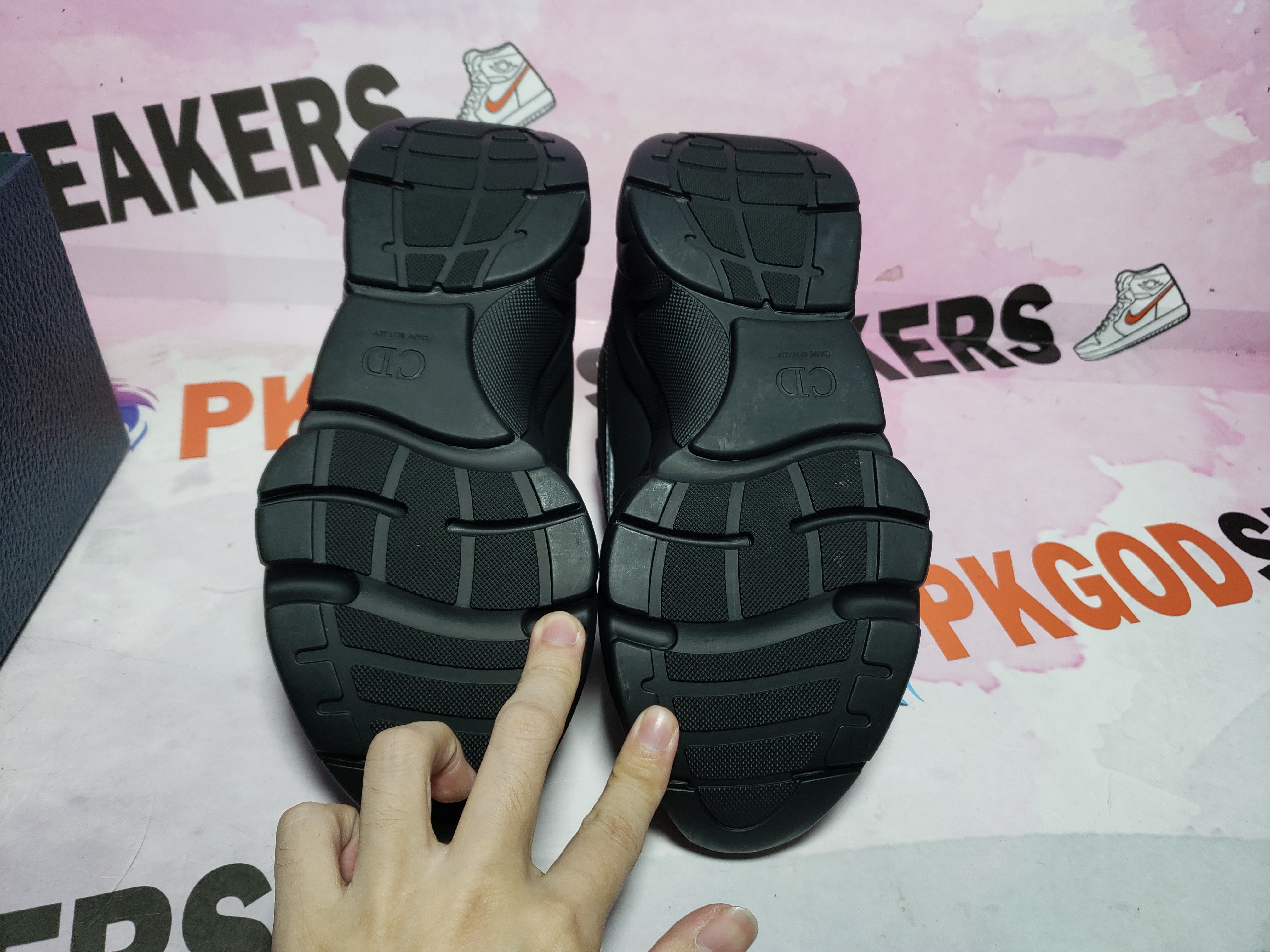 【Flash Sales】PKGoden Dior B22 Sneakers Black 3SN231ZNG_H969