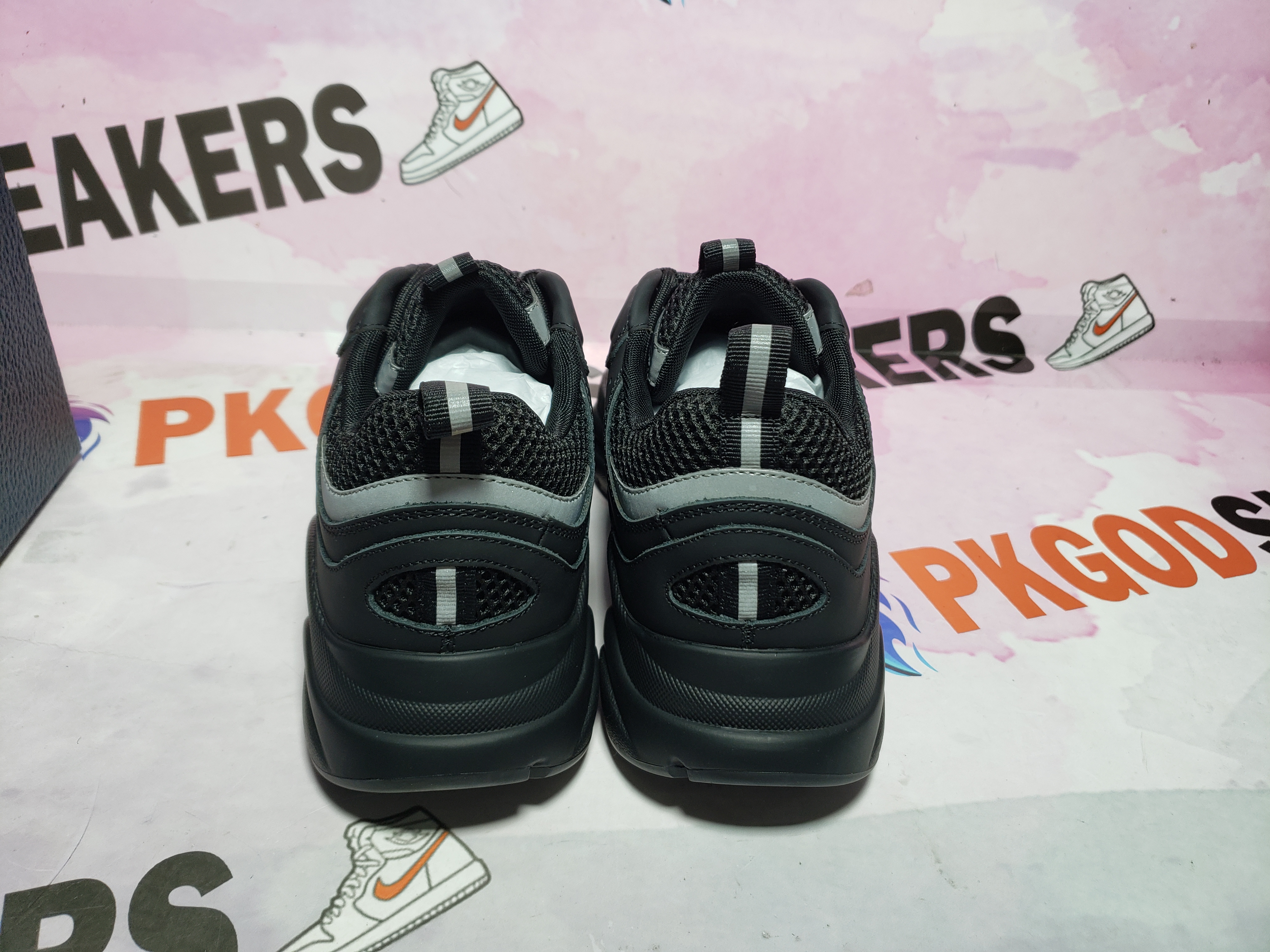 【Flash Sales】PKGoden Dior B22 Sneakers Black 3SN231ZNG_H969