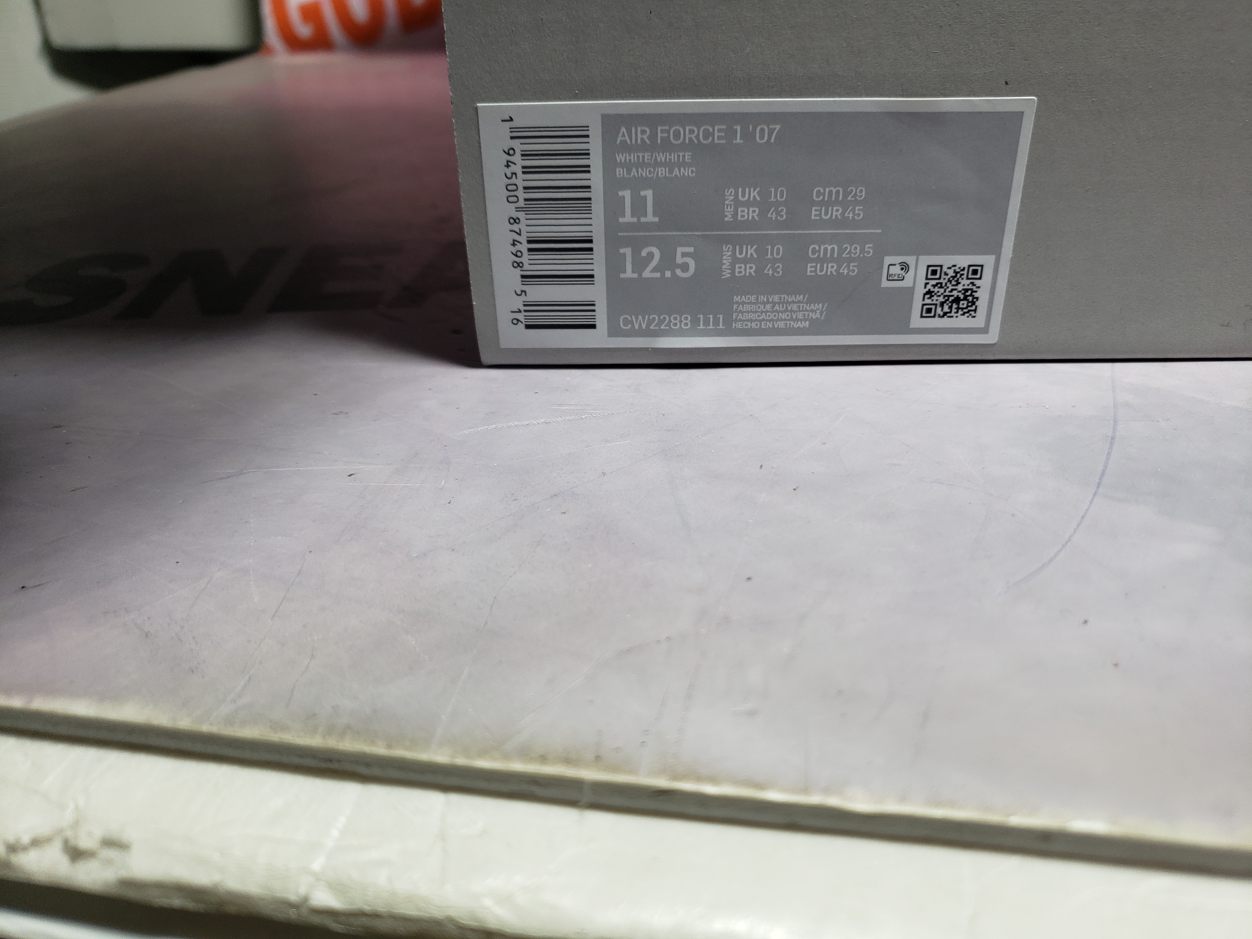 BoostMasterLin Air Force 1 Low White '07 315122-111