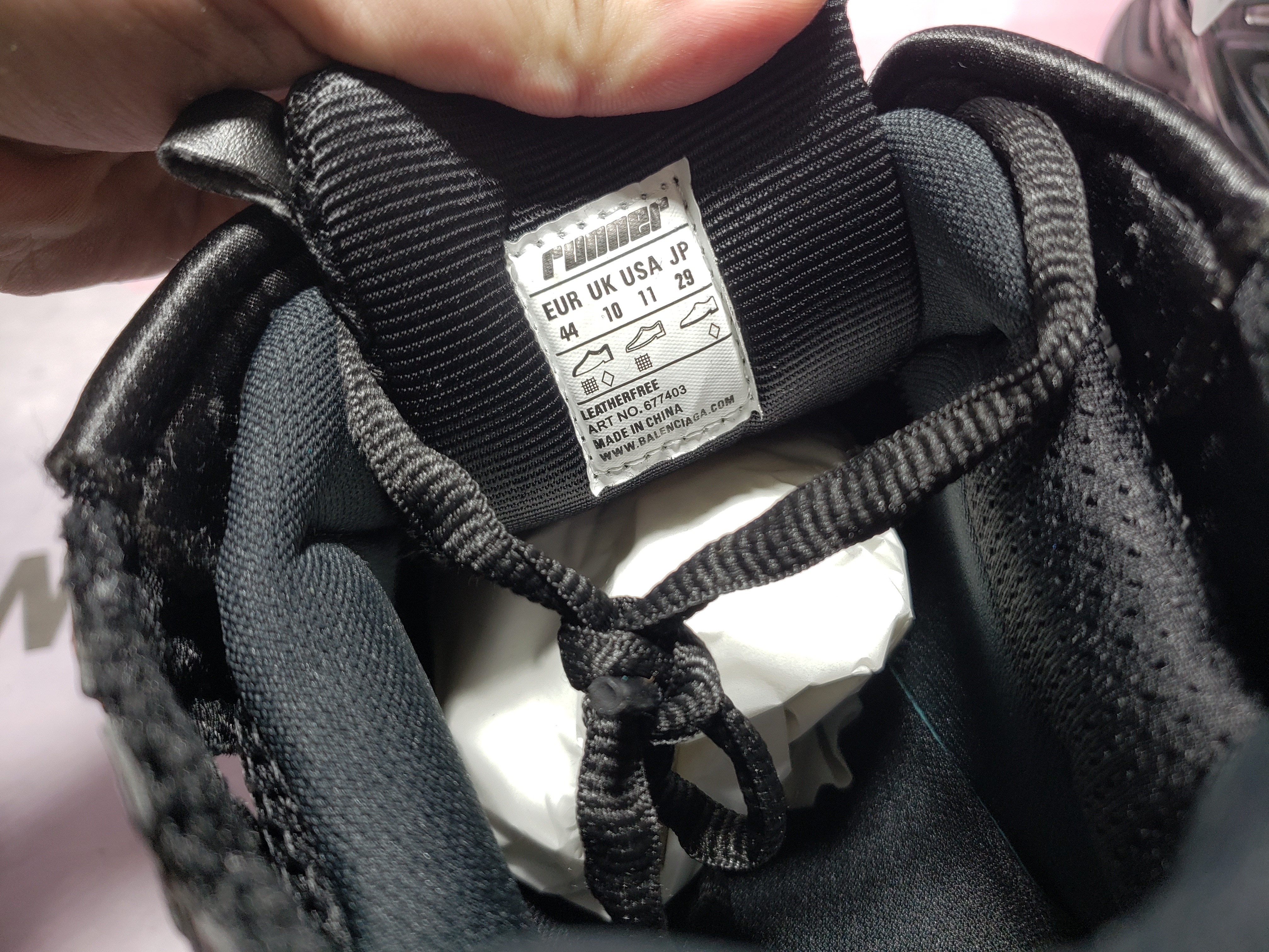 PKGoden Balenciaga 7th Runner Black 656065W3RA11000 / 677403W3RB11000