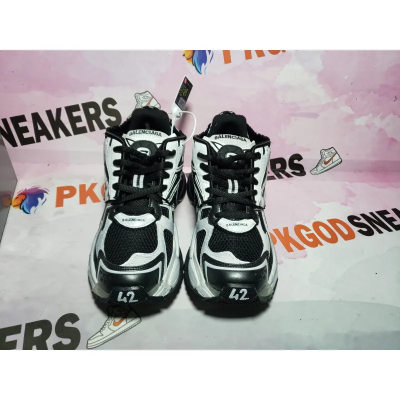 PKGoden Balenciaga 7th Runner Black White 677403W3RB29010