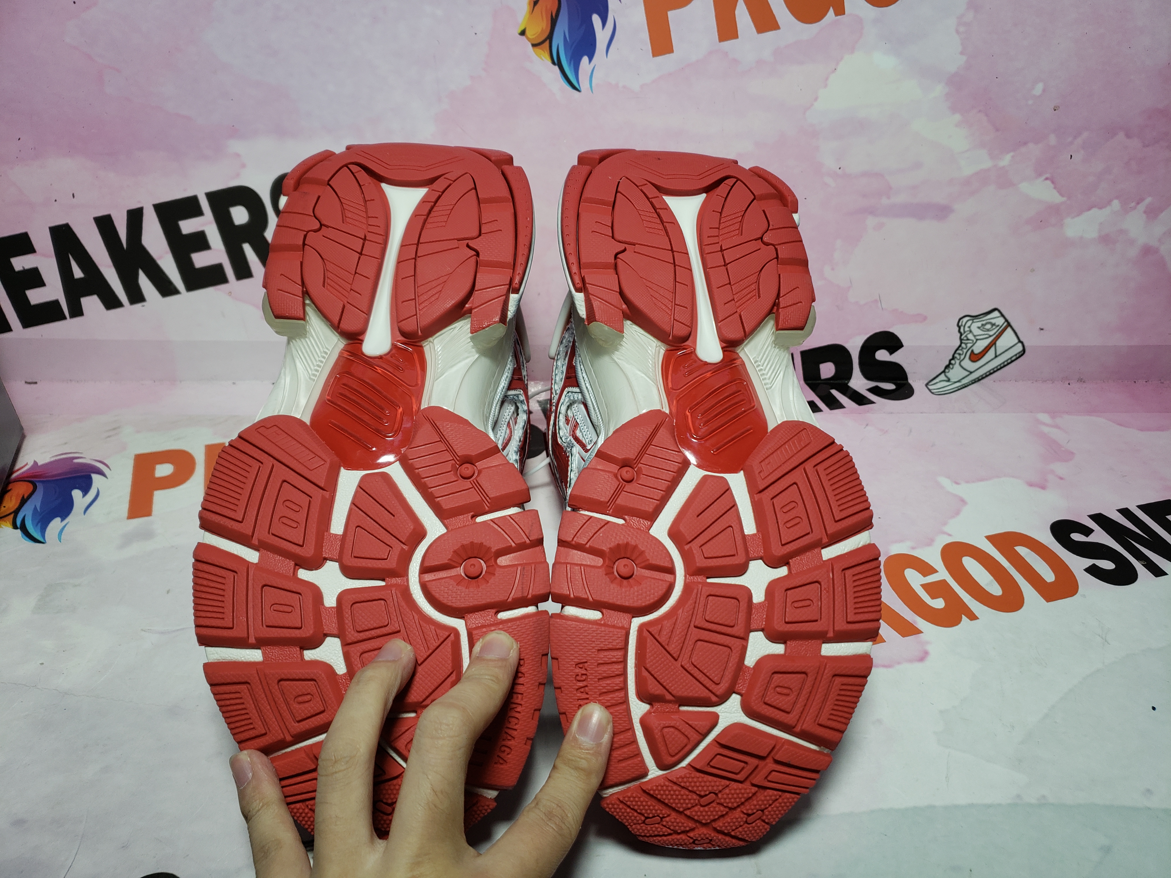 PKGoden Balenciaga 7th Runner Blue White Red 677402 W3RB2 9060